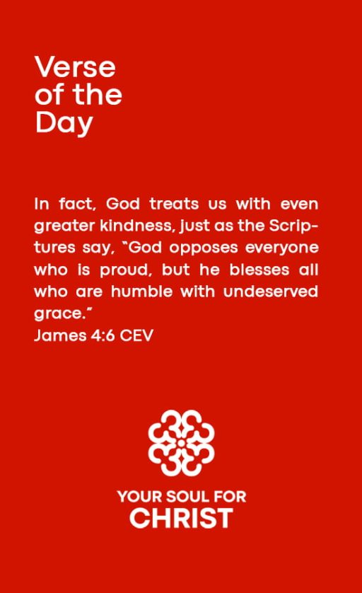 Verse of the Day - 7-1-2023 - grace for the humble