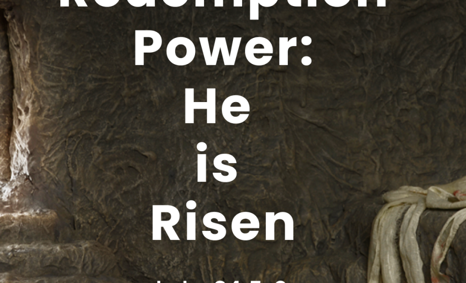 Redemption Power: He is Risen - Luke 24:5-6