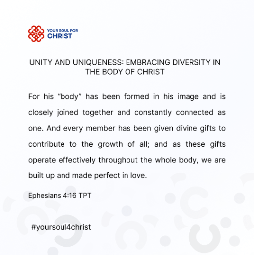 Unity and Uniqueness: Embracing Diversity in the Body of Christ - Ephesians 4:16