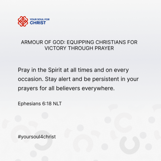 Armour of God: Equipping Christians for Victory Through Prayer - Ephesians 6:18