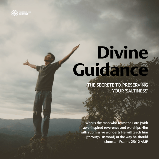 Divine Guidance: The Secret to Preserving Your 'Saltiness' - Psalm 25:12