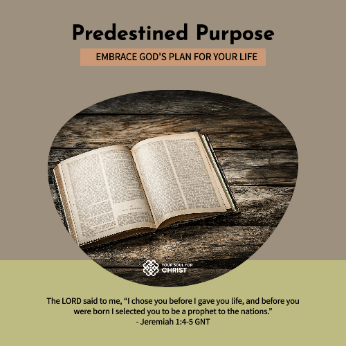 Predestined Purpose: Embrace God's Plan for Your Life - Jeremiah 1:4-5