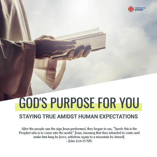 God's Purpose for You: Staying True Amidst Human Expectations - John 6:14-15