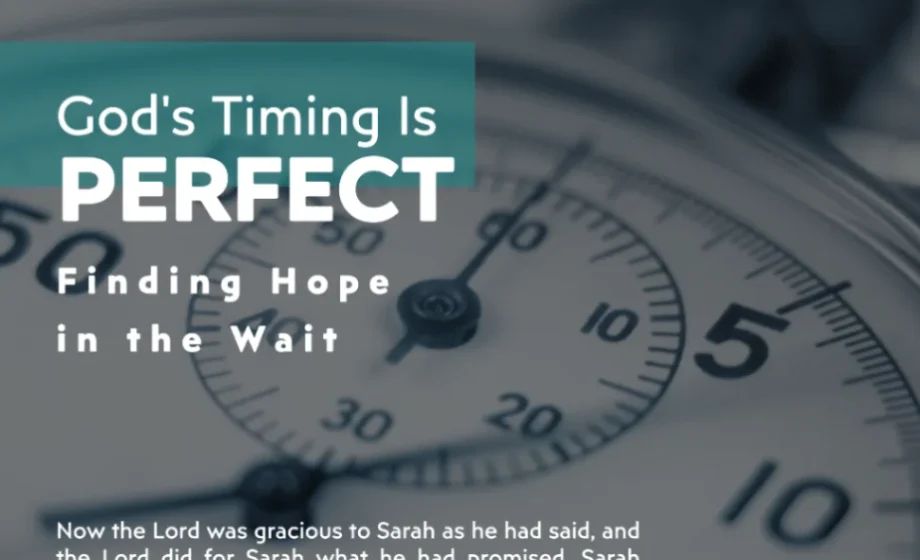 God's Timing Is Perfect: Finding Hope in the Wait - Genesis 21:1-2