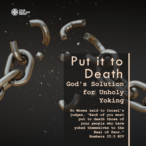 Put it to Death: God's Solution for Unholy Yoking - Numbers 25:5