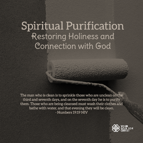 Spiritual Purification: Restoring Holiness and Connection with God -Number 19:19