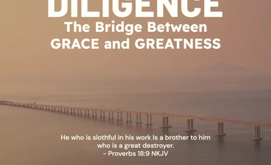 Diligence: The Bridge Between Grace and Greatness - Proverbs 18:9