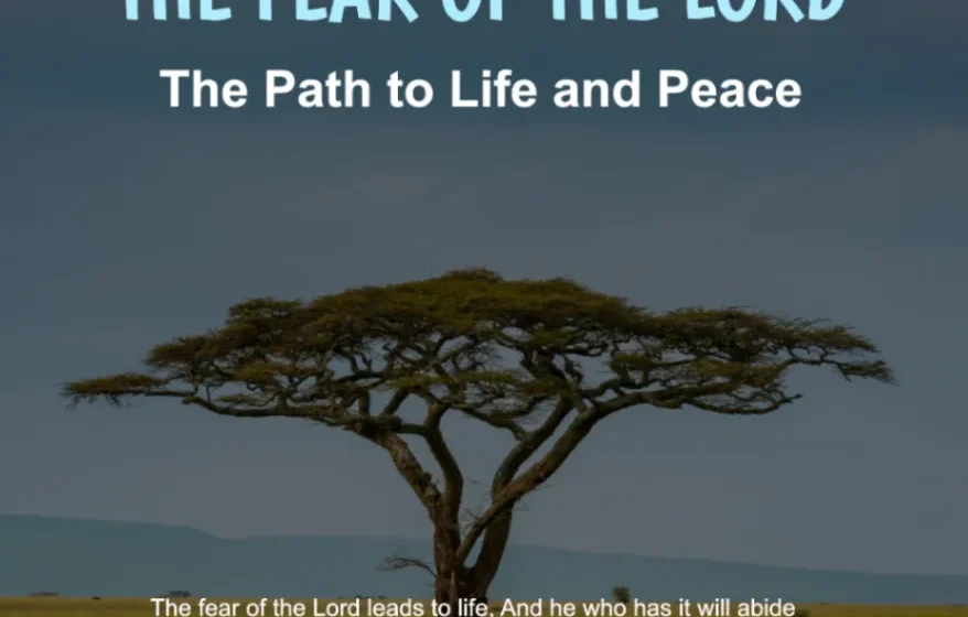 The Fear of the Lord: The Path to Life and Peace - Proverbs 19:23