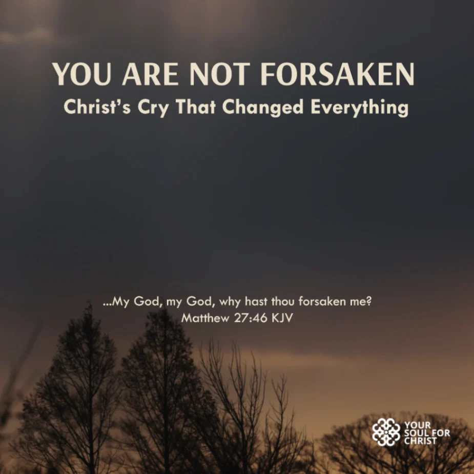You Are Not Forsaken: Christ’s Cry That Changed Everything - Matthew 27:46