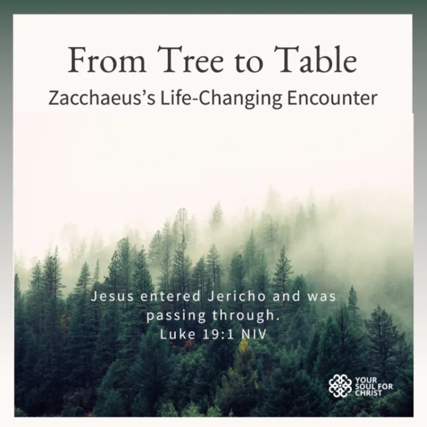 From Tree to Table: Zacchaeus’s Life-Changing Encounter - Luke 19:1