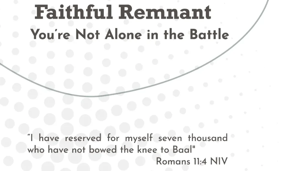 God Preserves a Faithful Remnant: You’re Not Alone in the Battle - Romans 11:3-4