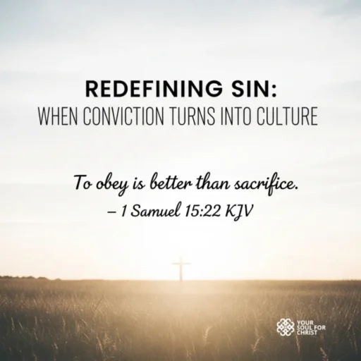 Redefining Sin: When Conviction Turns into Culture - 1 Samuel 15:22