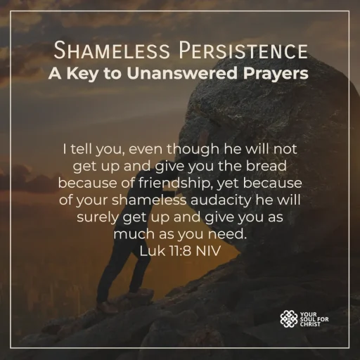 Shameless Persistence: A Key to Unanswered Prayers - Luke 11:8