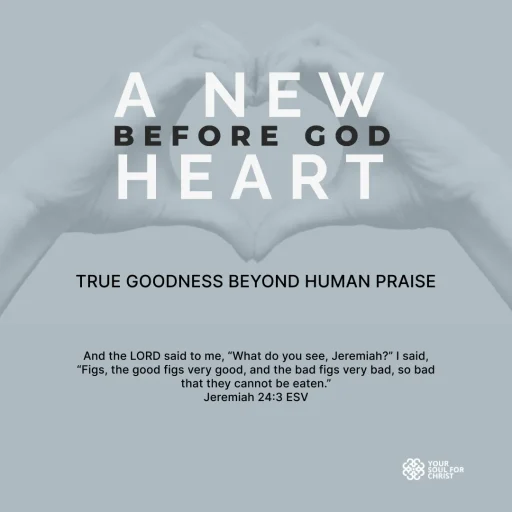A New Heart Before God: True Goodness Beyond Human Praise - Jeremiah 24:3