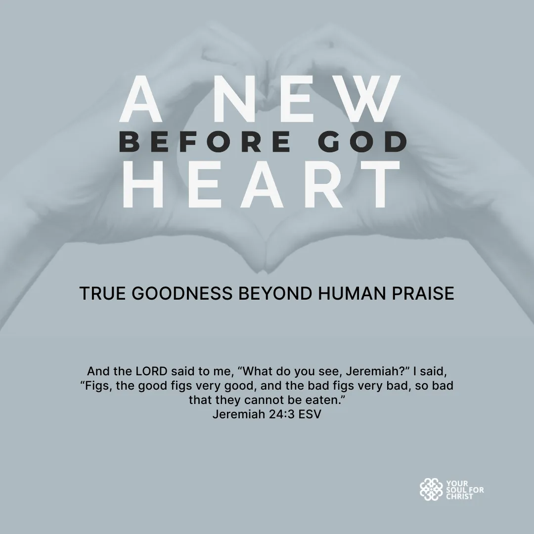 A New Heart Before God: True Goodness Beyond Human Praise - Jeremiah 24:3