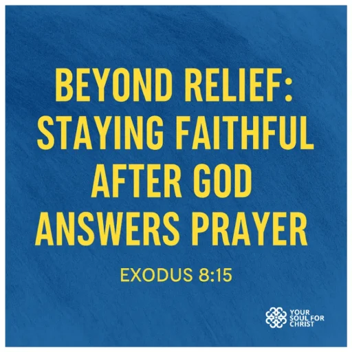 Beyond Relief: Staying Faithful After God Answers Prayer - Exodus 8:15