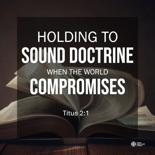 Holding to Sound Doctrine When the World Compromises - Titus 2:1