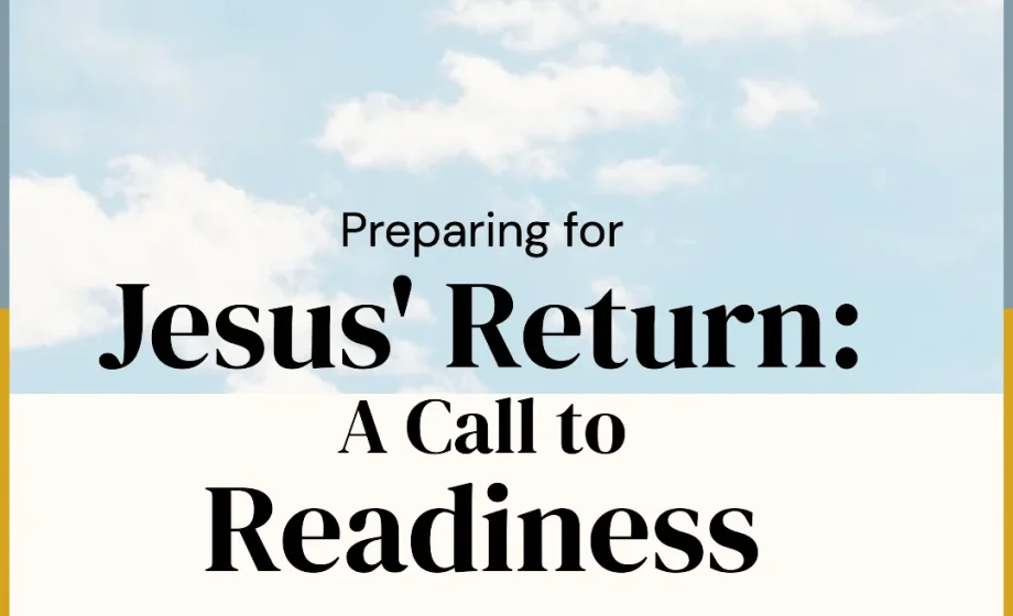 Preparing for Jesus' Return: A Call to Readiness - Revelation 1:7