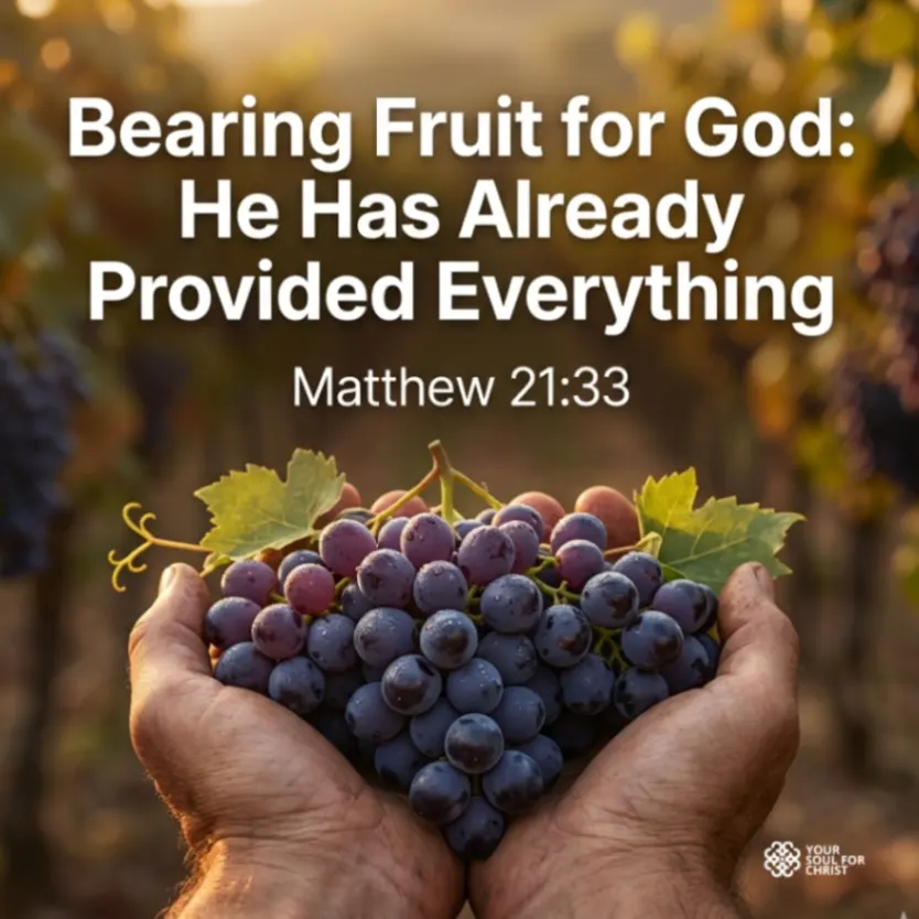 Bearing Fruit for God: He Has Already Provided Everything - Matthew 21:33