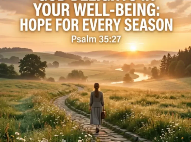 God Delights in Your Well-Being: Hope for Every Season - Psalm 35:27