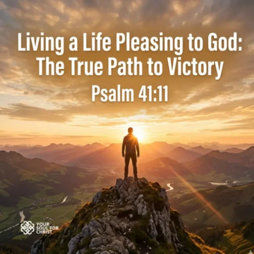 Living a Life Pleasing to God: The True Path to Victory - Psalm 41:10-11