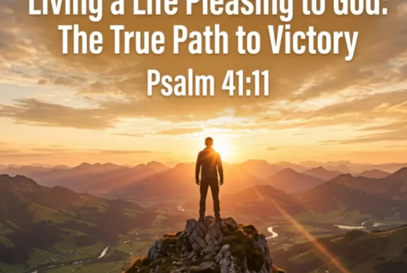 Living a Life Pleasing to God: The True Path to Victory - Psalm 41:10-11