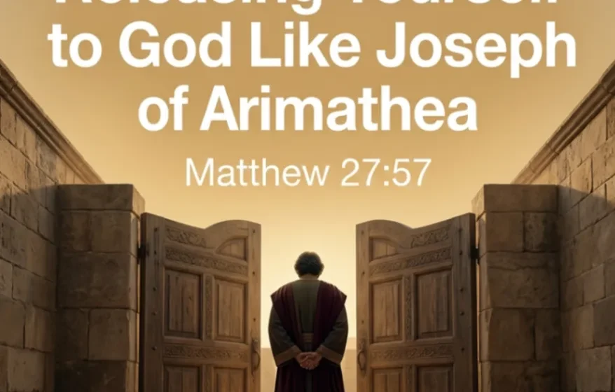 Releasing Yourself to God Like Joseph of Arimathea - Matthew 27:57