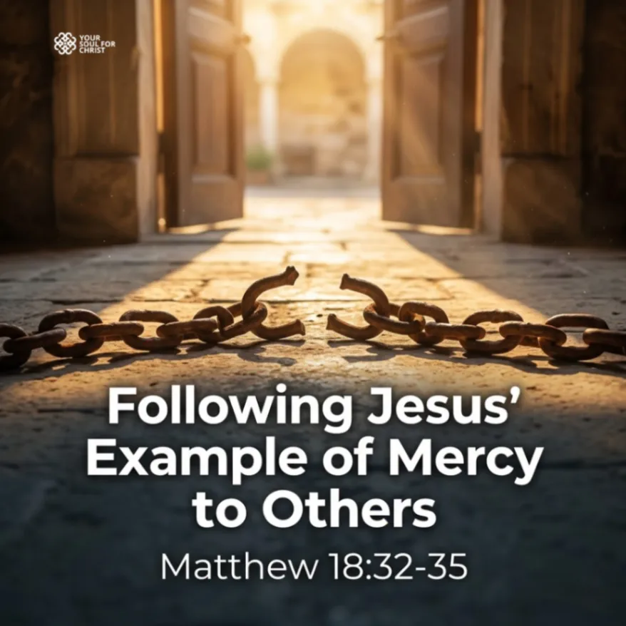 Following Jesus' Example of Mercy to Others - Matthew 18:32-35