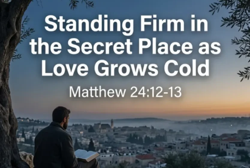 Standing Firm in the Secret Place as Love Grows Cold - Matthew 24:12-13
