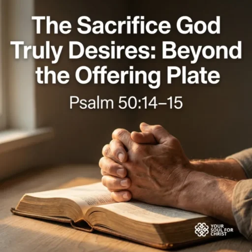 The Sacrifice God Truly Desires: Beyond the Offering Plate
