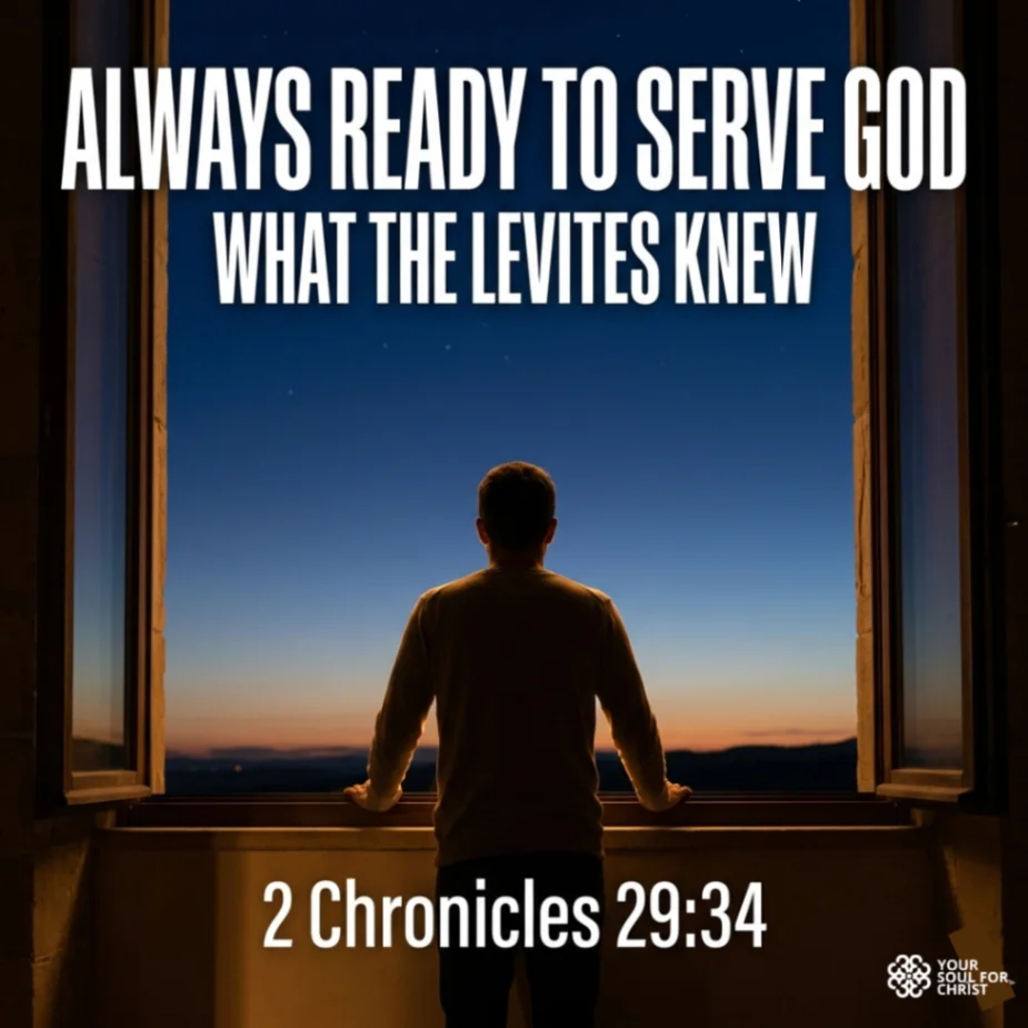 Always Ready to Serve God: What the Levites Knew - 2 Chronicles 29:34