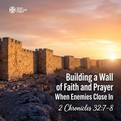 Building a Wall of Faith and Prayer When Enemies Close In - 2 Chronicles 32:7-8