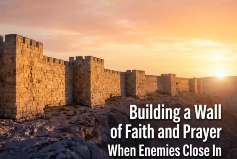 Building a Wall of Faith and Prayer When Enemies Close In - 2 Chronicles 32:7-8