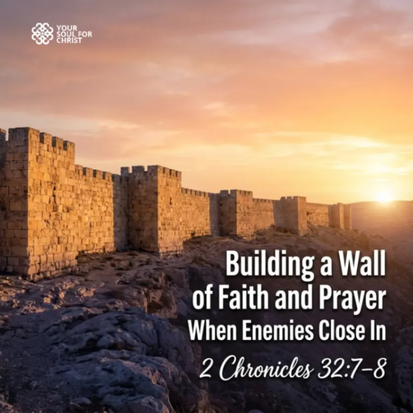 Building a Wall of Faith and Prayer When Enemies Close In - 2 Chronicles 32:7-8