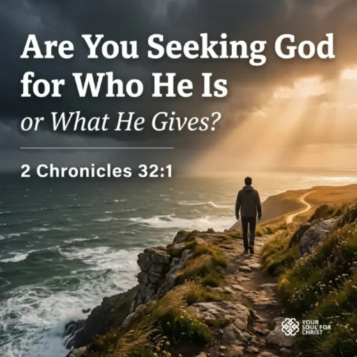 Are You Seeking God for Who He Is or What He Gives? - 2 Chronicles 32:1
