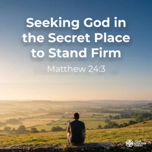 Seeking God in the Secret Place to Stand Firm - Matthew 24:3