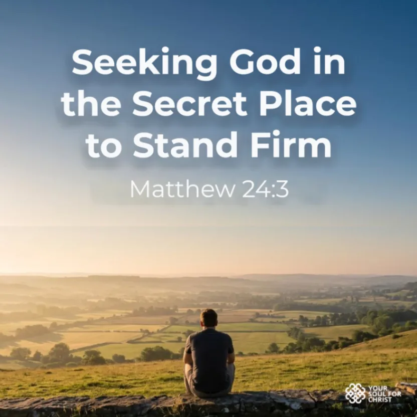 Seeking God in the Secret Place to Stand Firm - Matthew 24:3