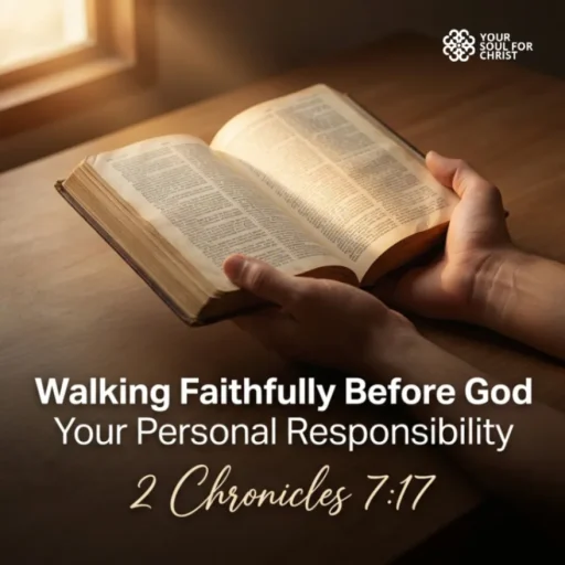 Walking Faithfully Before God: Your Personal Responsibility - 2 Chronicles 7:17