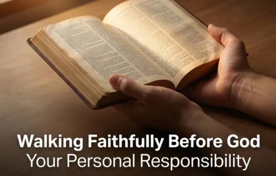 Walking Faithfully Before God: Your Personal Responsibility - 2 Chronicles 7:17