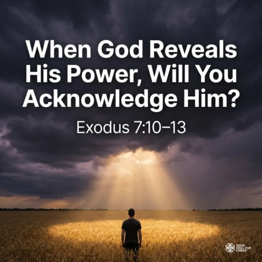 When God Reveals His Power, Will You Acknowledge Him? - Exodus 7:10-13