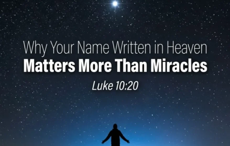 Why Your Name Written in Heaven Matters More Than Miracles - Luke 10:20