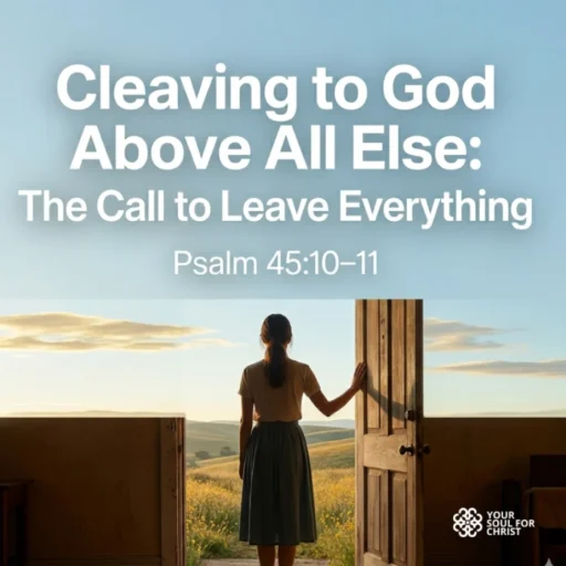 Cleaving to God Above All Else: The Call to Leave Everything - Psalm 45:10-11