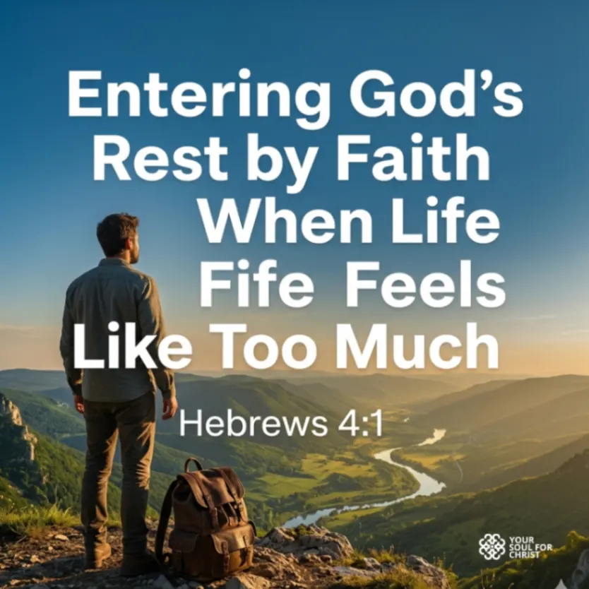 Entering God's Rest by Faith When Life Feels Like Too Much - Hebrews 4:1
