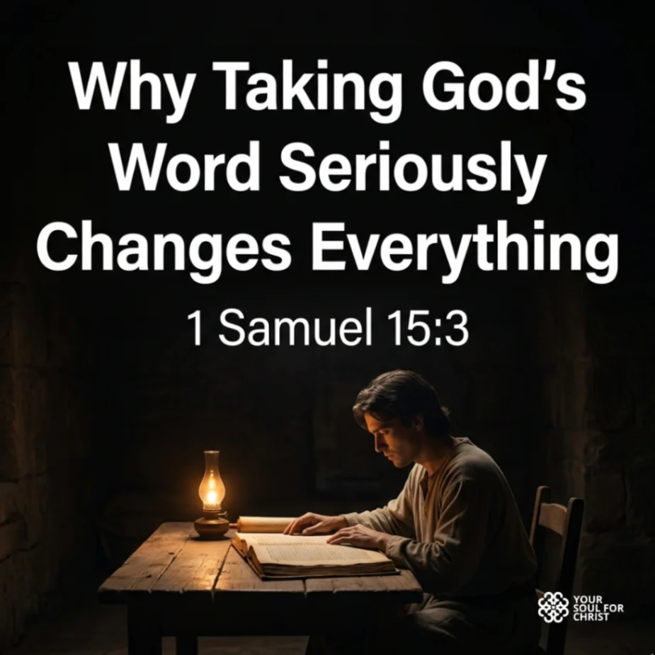 Why Taking God's Word Seriously Changes Everything - 1 Samuel 15:1-3